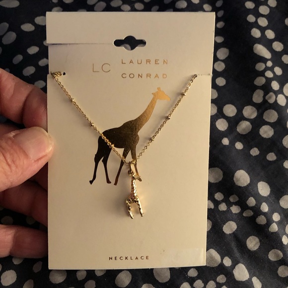 LC Lauren Conrad Giraffe necklace NWT